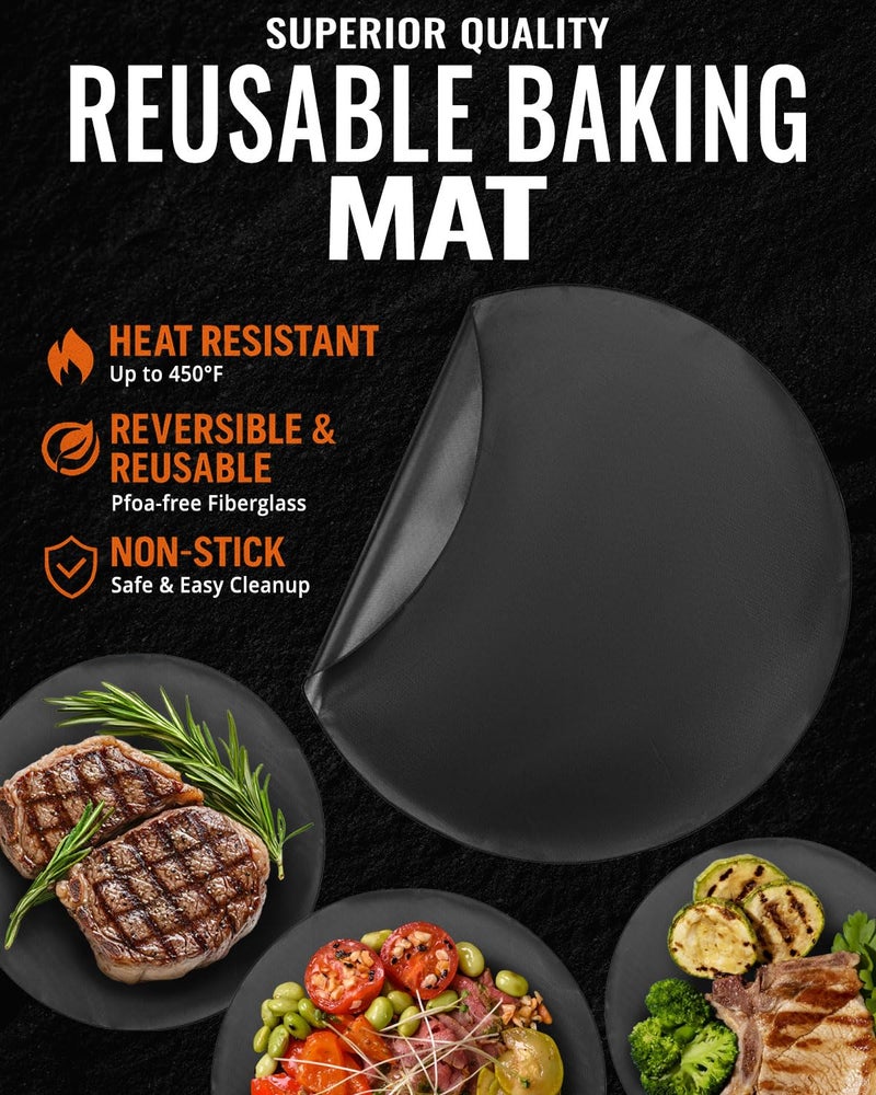 INFRAOVENS 8.4 inch Parchment Paper Rounds for Ninja Foodi 5qt, 6.5qt, 8qt Pressure Cookers, Round Sheets for Baking For Air Fryers, Pressure Cookers, Springform Pans, Steamers, Non-Stick Pre-cut Paper Liners - Image 5